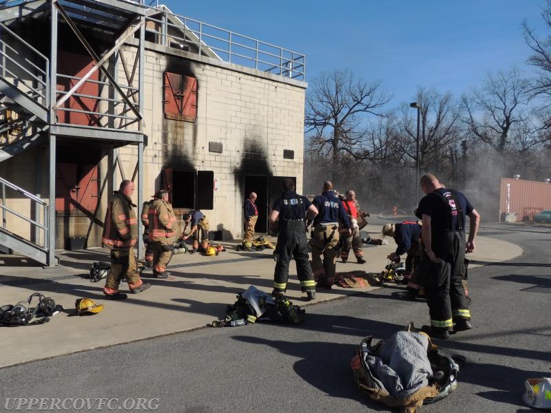 UPPERCO VFC CONDUCTS TRAINING AT THE BALTIMORE COUNTY FIRE RESCUE