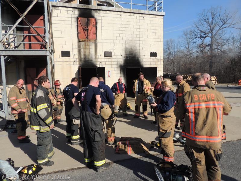 UPPERCO VFC CONDUCTS TRAINING AT THE BALTIMORE COUNTY FIRE RESCUE