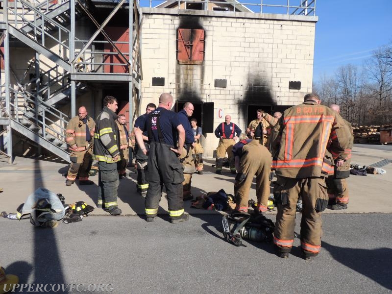 UPPERCO VFC CONDUCTS TRAINING AT THE BALTIMORE COUNTY FIRE RESCUE