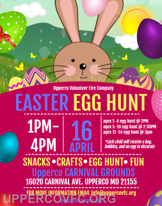 Upperco VFC Egg HUNT & Visit with the Easter Bunny